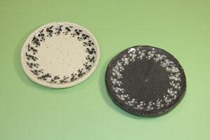 2020黒白御影石土皿