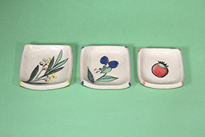 2017絵付け小皿三種